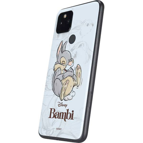 Disney Bambi Thumper Sketched portrait Google Pixel 5a Skin